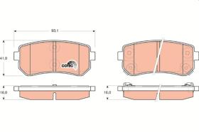 Trw GDB3451 - PASTILLAS FRENO