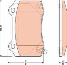 Trw GDB4171 - PRODUCTO