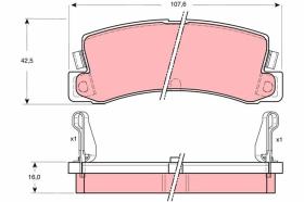 Trw GDB730 - PRODUCTO