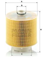 Mann Filter C171371X - FILTRO AIRE CAR