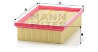 Mann Filter C2056 - FILTRO AIRE CAR
