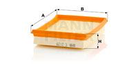 Mann Filter C2129 - FILTRO AIRE CAR