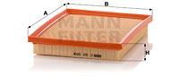 Mann Filter C22009 - FILTRO AIRE CAR