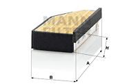 Mann Filter C22431 - FILTRO AIRE CAR