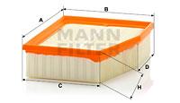 Mann Filter C23124 - FILTRO AIRE CAR