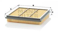 Mann Filter C2332 - FILTRO AIRE CAR