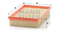 Mann Filter C2579 - FILTRO AIRE CAR