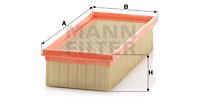 Mann Filter C2584 - FILTRO AIRE CAR