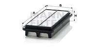 Mann Filter C2617 - FILTRO AIRE CAR