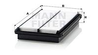 Mann Filter C2726 - FILTRO AIRE CAR