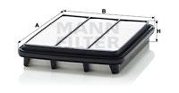 Mann Filter C2740 - FILTRO AIRE CAR