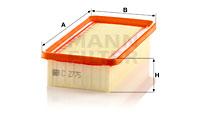 Mann Filter C2775 - FILTRO AIRE CAR