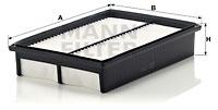 Mann Filter C2841 - FILTRO AIRE CAR