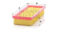 Mann Filter C2872 - FILTRO AIRE CAR