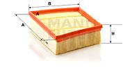 Mann Filter C29006 - FILTRO AIRE CAR