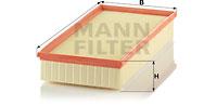 Mann Filter C39002 - FILTRO AIRE