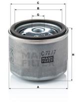Mann Filter C777 - FILTRO AIRE TRUCK+INDUSTRY