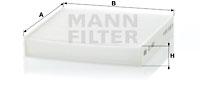 Mann Filter CU1827 - Filtro Habitaculo Calidad Original