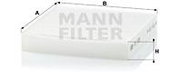 Mann Filter CU1835 - Filtro Habitaculo Calidad Original