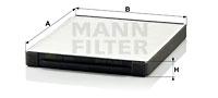 Mann Filter CU2441 - [*]FILTRO HABITACULO