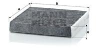 Mann Filter CUK1827 - HABITACULO CAR