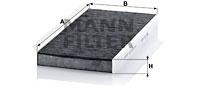 Mann Filter CUK4054 - HABITACULO CAR