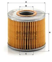 Mann Filter H1017N - FILTRO ACEITE