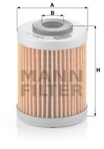 Mann Filter MH541 - FILTRO ACEITE CAR