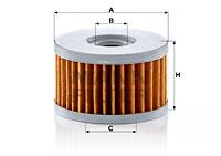 Mann Filter MH68 - FILTRO ACEITE CAR