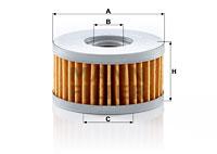 Mann Filter MH69 - FILTRO ACEITE CAR