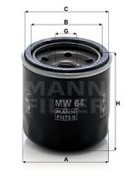Mann Filter MW64 - FILTRO ACEITE CAR