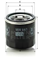 Mann Filter MW641 - FILTRO ACEITE