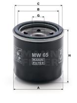 Mann Filter MW65 - FILTRO ACEITE