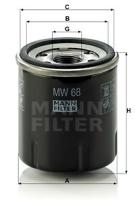Mann Filter MW68 - FILTRO ACEITE CAR