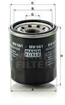 Mann Filter MW681 - FILTRO ACEITE