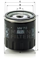 Mann Filter MW713 - FILTRO ACEITE CAR