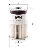 Mann Filter P11001X - FILTRO COMBUSTIBLE