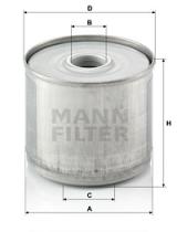 Mann Filter P9171X - FILTRO COMBUSTIBLE TRUCK