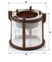 Mann Filter PU50X - FILTRO COMBUSTIBLE TRUCK+INDUSTRY