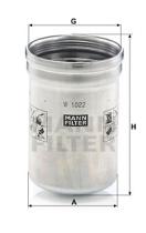 Mann Filter W1022 - FILTRO ACEITE