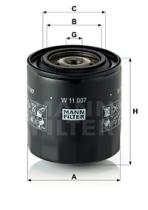 Mann Filter W11007 - FILTRO ACEITE INDUSTRY