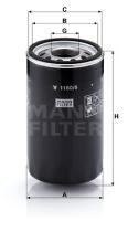 Mann Filter W11606 - FILTRO ACEITE INDUSTRY