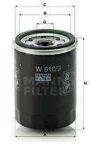Mann Filter W6109 - FILTRO ACEITE CAR