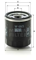Mann Filter W683 - FILTRO ACEITE CAR+INDUSTRY