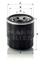 Mann Filter W7023 - FILTRO ACEITE CAR
