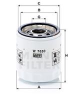 Mann Filter W7030 - FILTRO ACEITE CAR