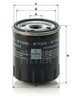 Mann Filter W71242 - FILTRO ACEITE