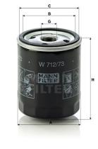 Mann Filter W71273 - FILTRO ACEITE CAR