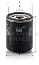 Mann Filter W71282 - Filtro De Aceite Calidad Original