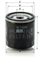 Mann Filter W71283 - FILTRO ACEITE